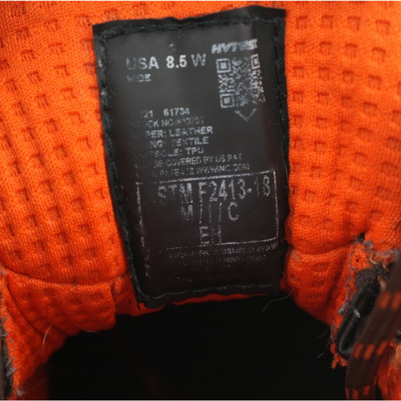 Hytest Work Boots Mens 8.5 W Knox K13751 Lace Up Steel Toe Waterproof Brown - Picture 7 of 11